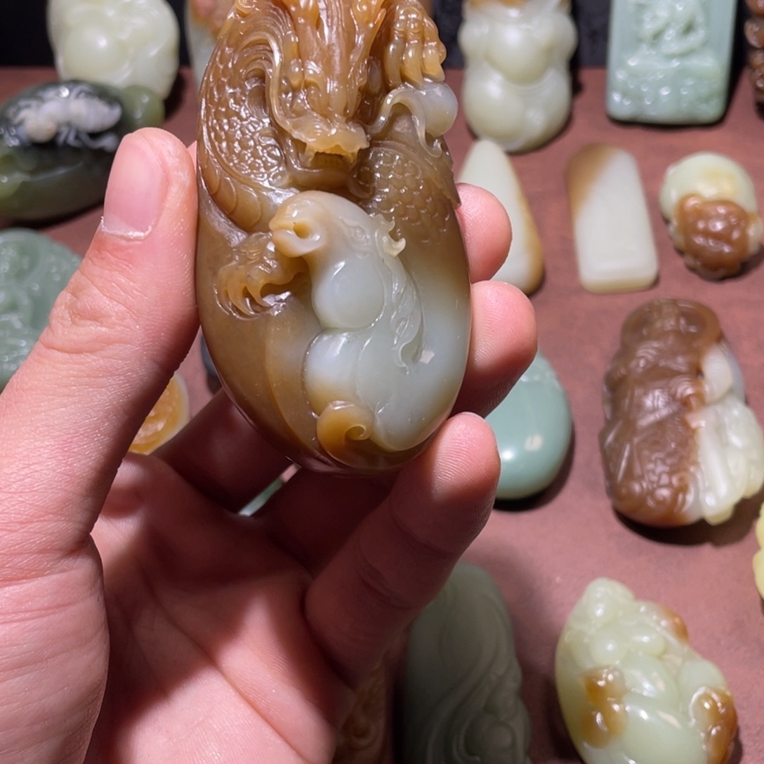 佛***缘和田玉未镶嵌挂件