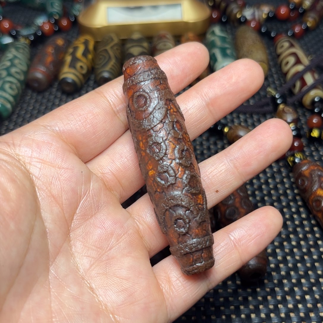 玛瑙/玉髓毛衣链未镶嵌三*花