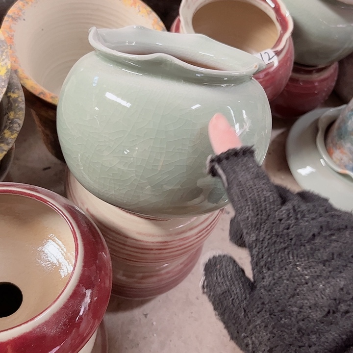 瓶口10高12 景德镇陶瓷满29包邮