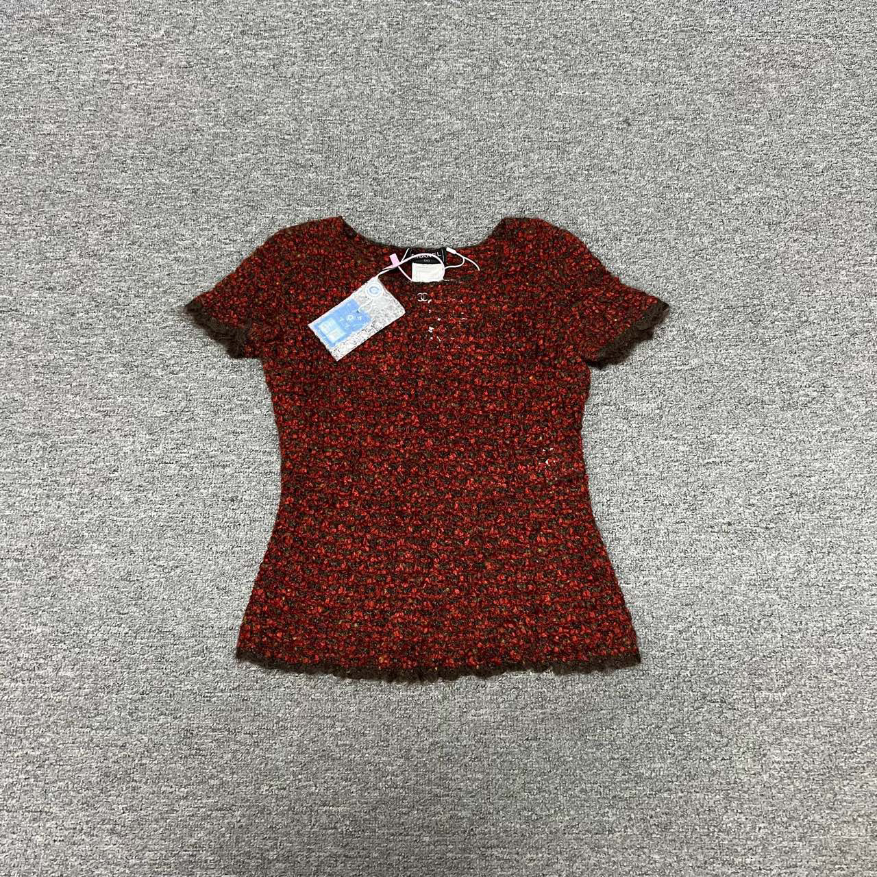 99新 Chanel/香奈儿 Chanel 针织 毛线 短袖