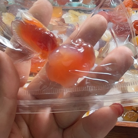 未镶嵌颈饰玛瑙/玉髓青*