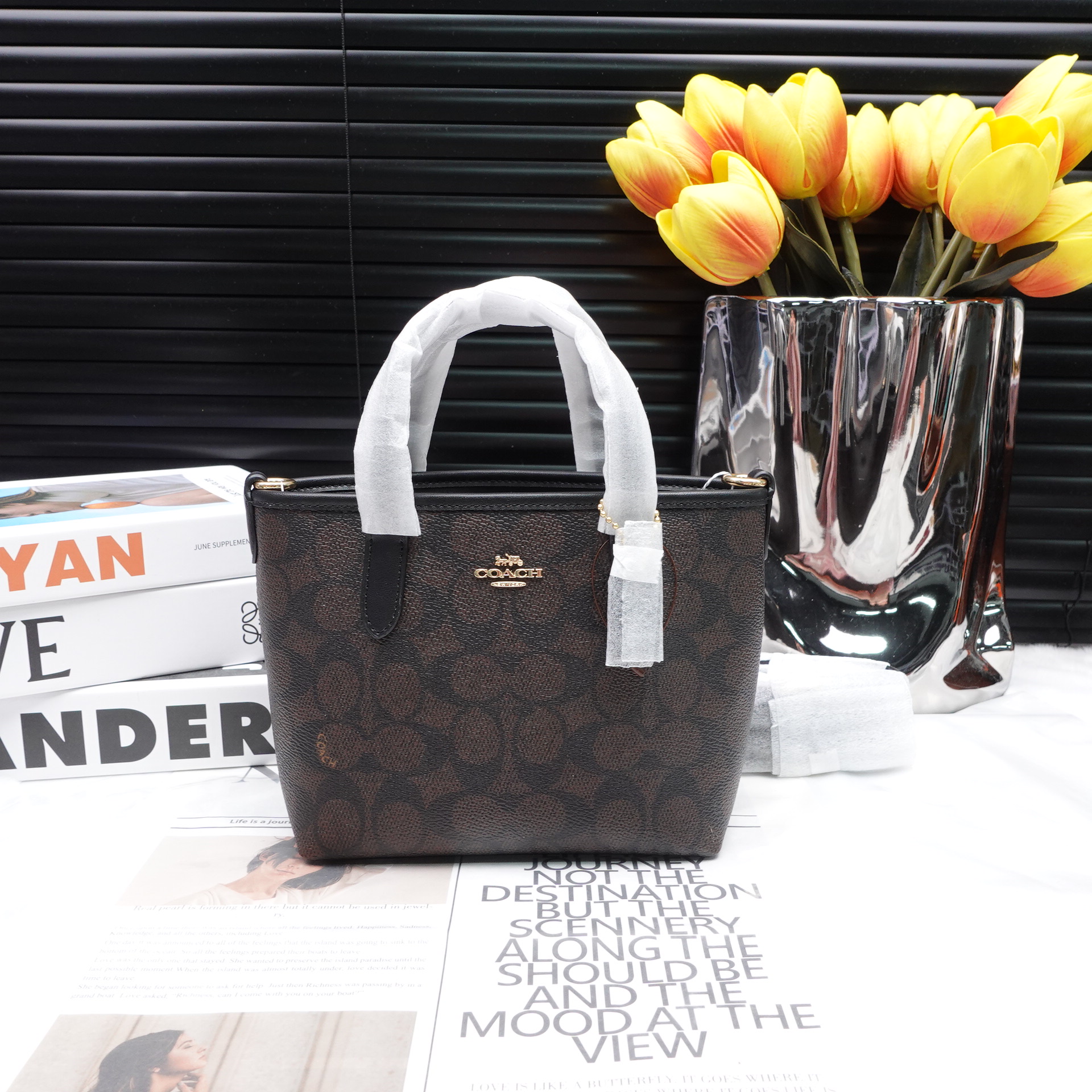 95新 COACH/蔻驰 单肩包/T10210290