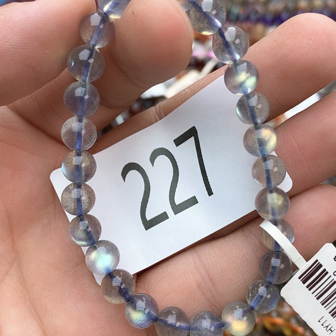 拉长石手链未镶嵌手链