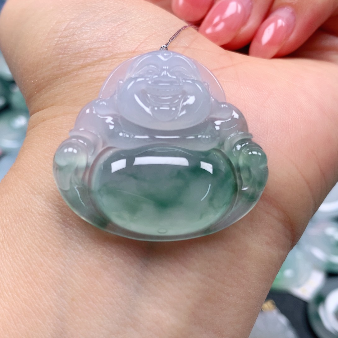 翡翠颈饰未镶嵌麟*天然翡翠