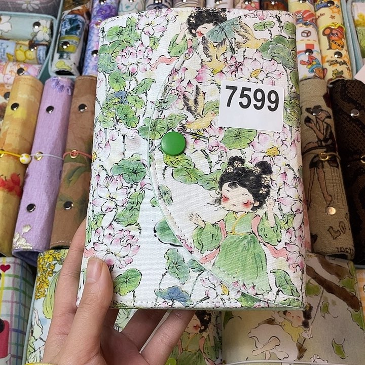 织绣A6活页不加纸7599