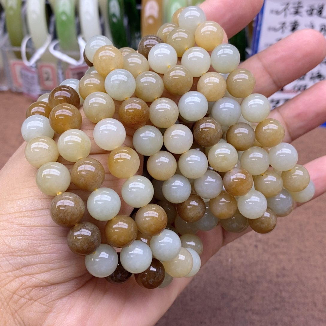 手串未镶嵌和田玉卡10