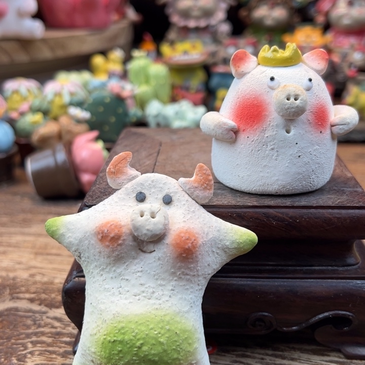 摆件陶小镇青花每日有新品