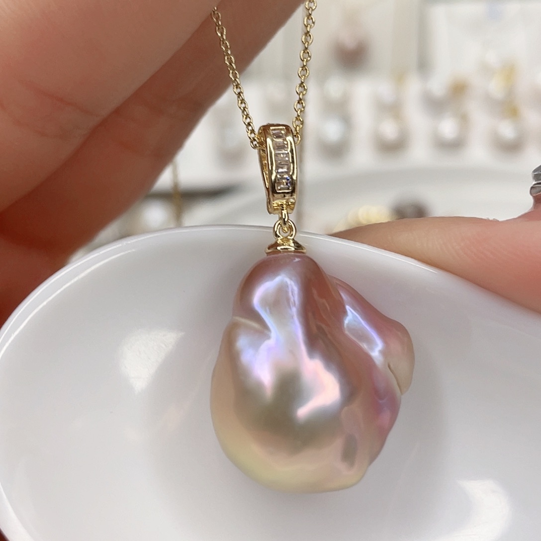 淡水珍珠吊坠(赠链)未镶嵌