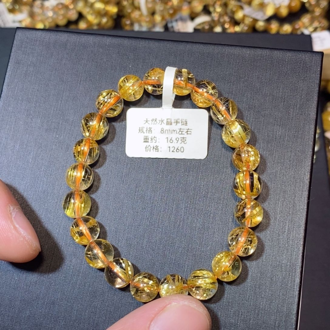 水晶手链未镶嵌大****发手链