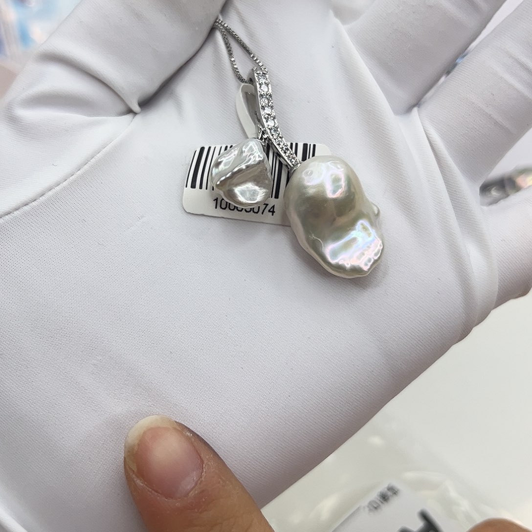 耳饰淡水珍珠合金