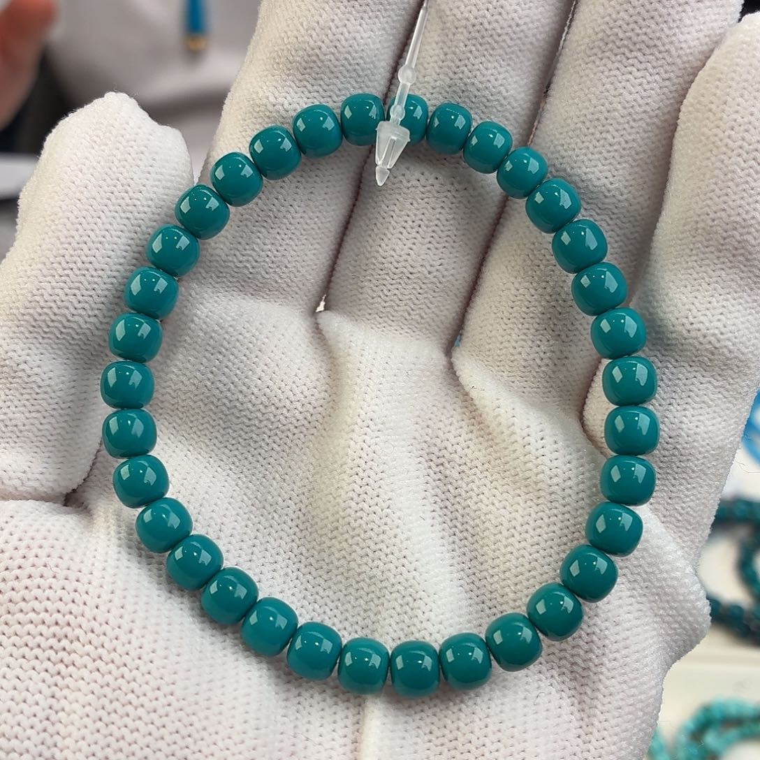 绿松石未镶嵌配饰6mm