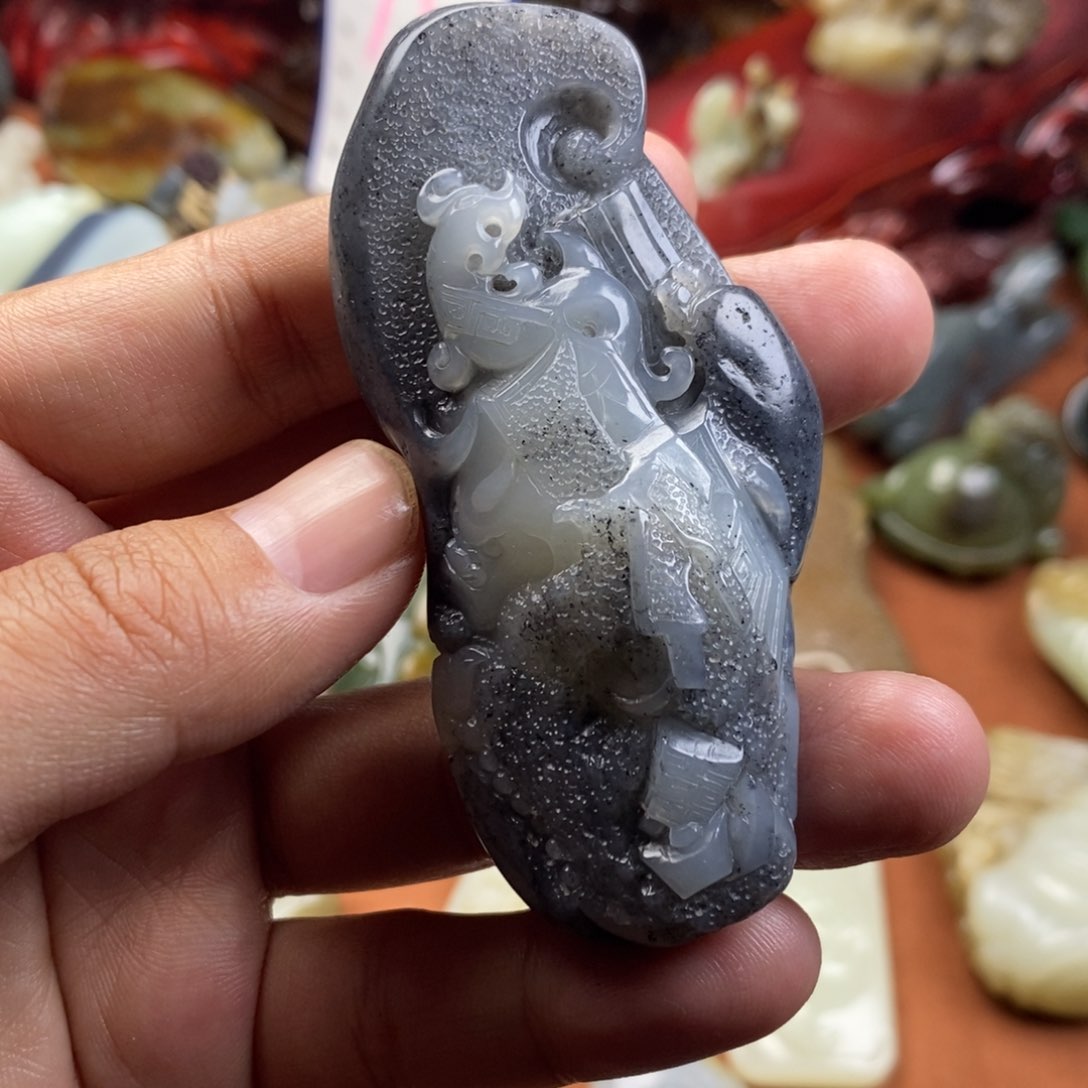 和田玉挂件未镶嵌