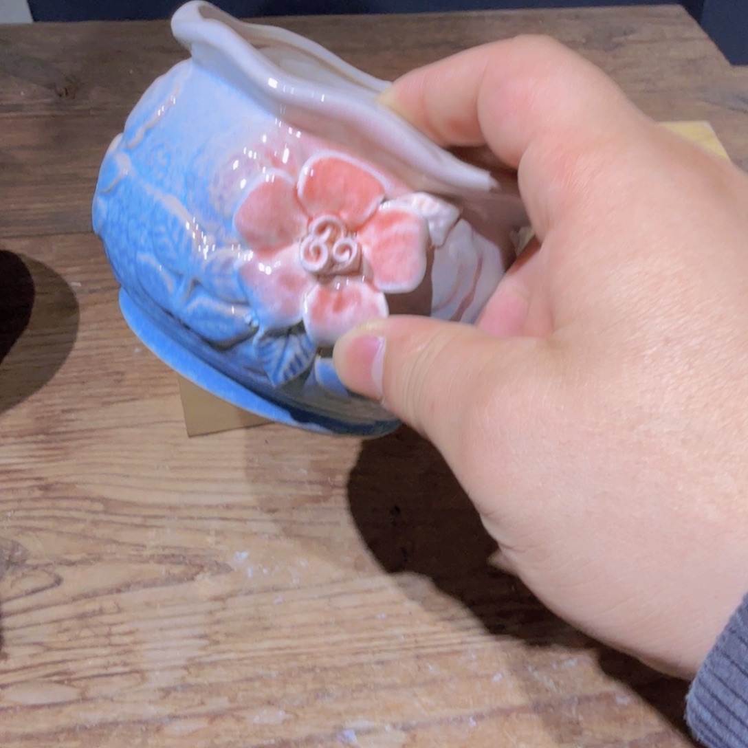 紫砂花盆粗陶怕粗陶