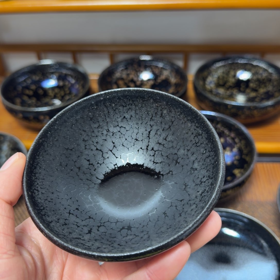 茶盏五*建盏手工制作主人杯茶杯