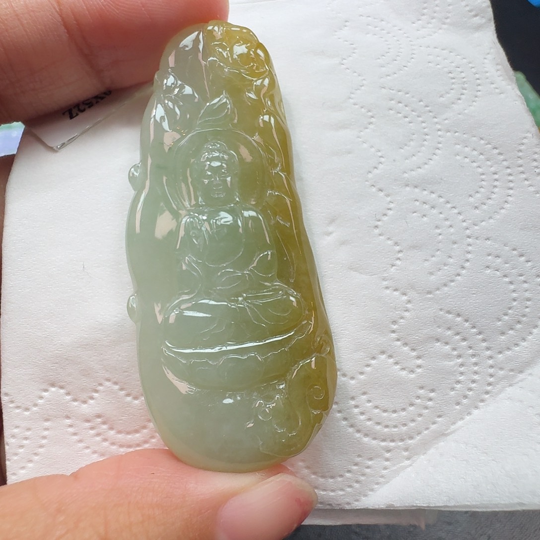 翡翠未镶嵌颈饰吊坠