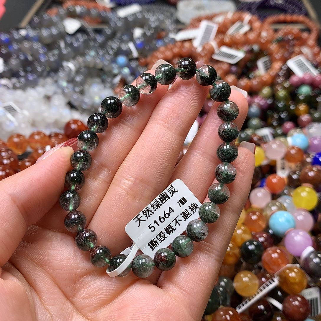 水晶手链未镶嵌，