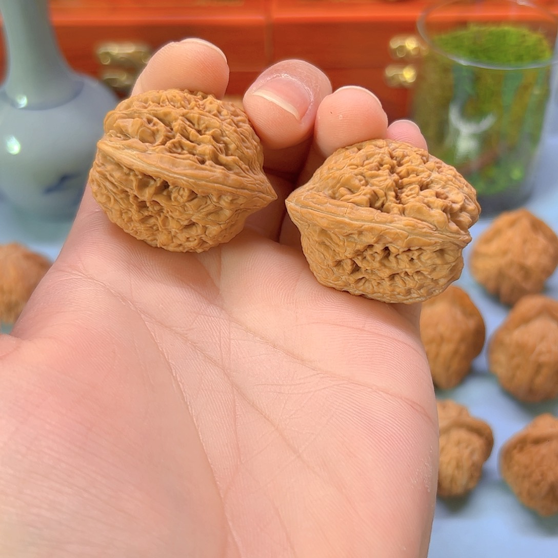 文玩核桃把件全品手捻小蒜头