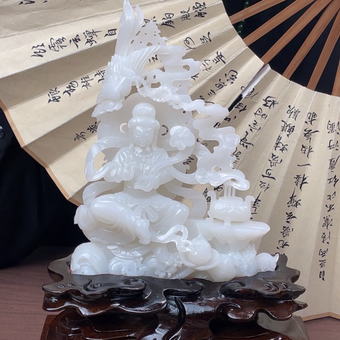 和田玉未镶嵌摆件