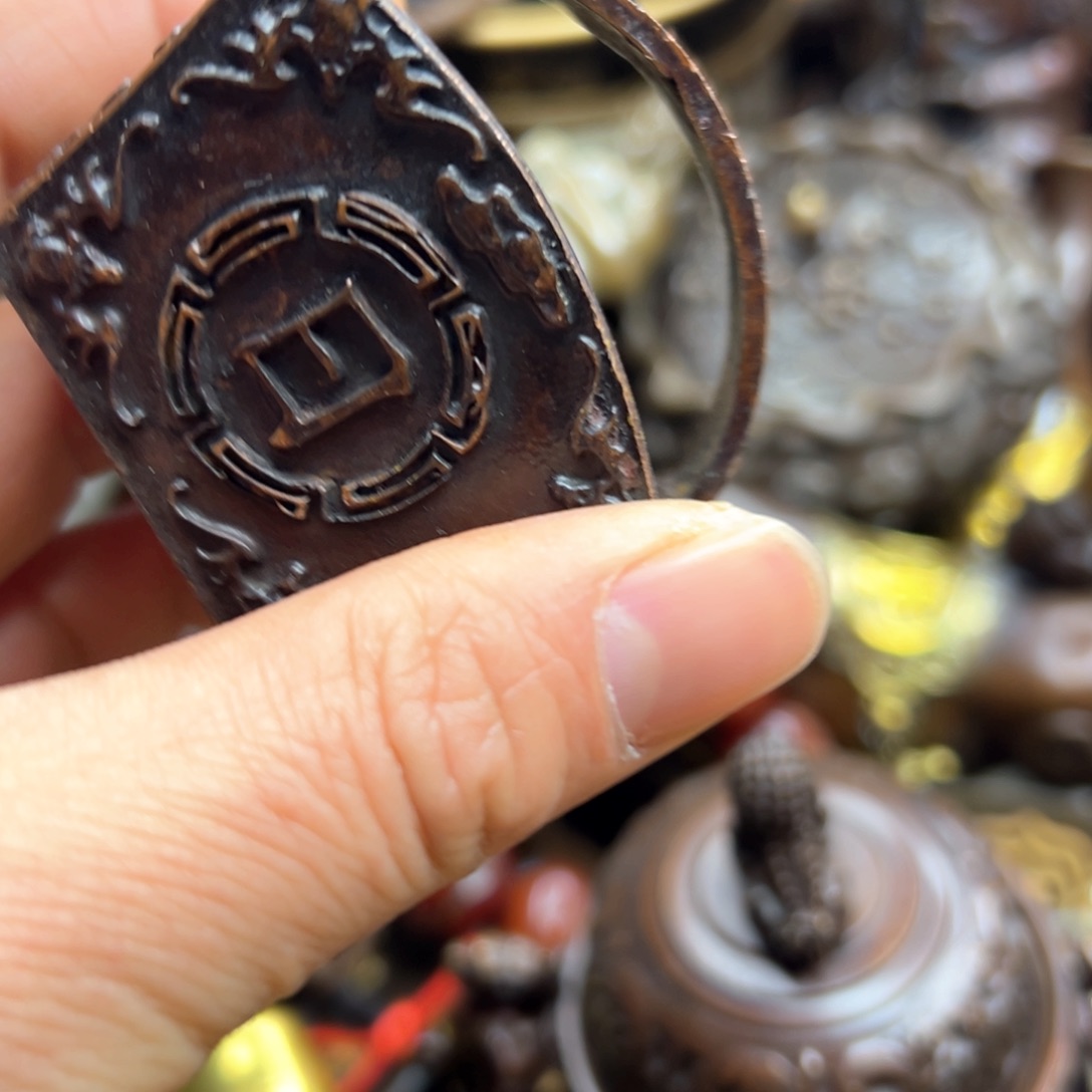 铜摆件欢迎欢迎你