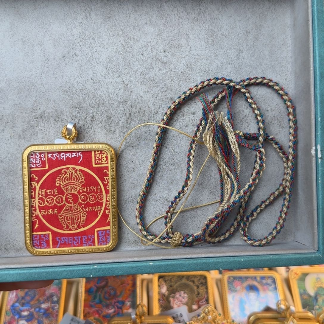 知***梦吊坠古祥手绘唐卡