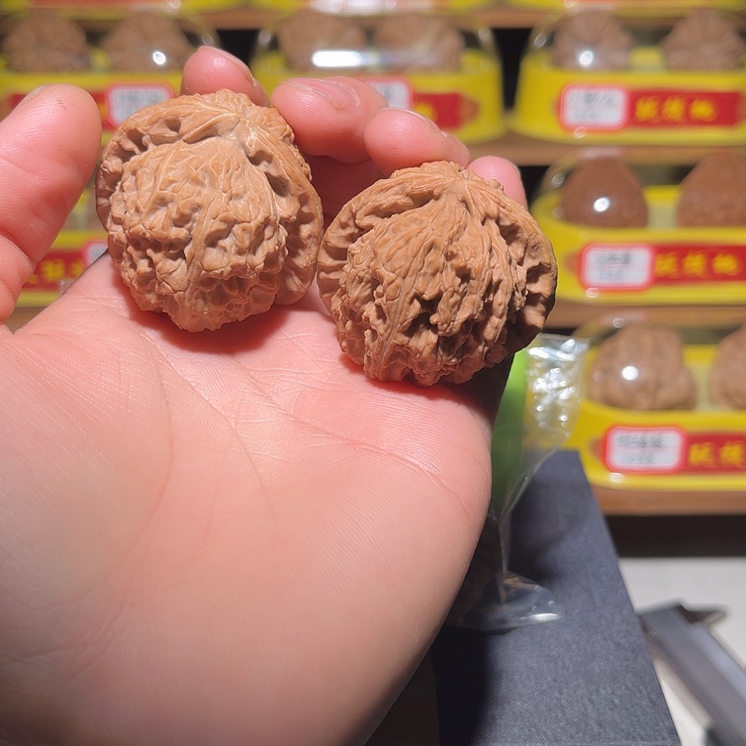 吊坠文玩核桃白狮子