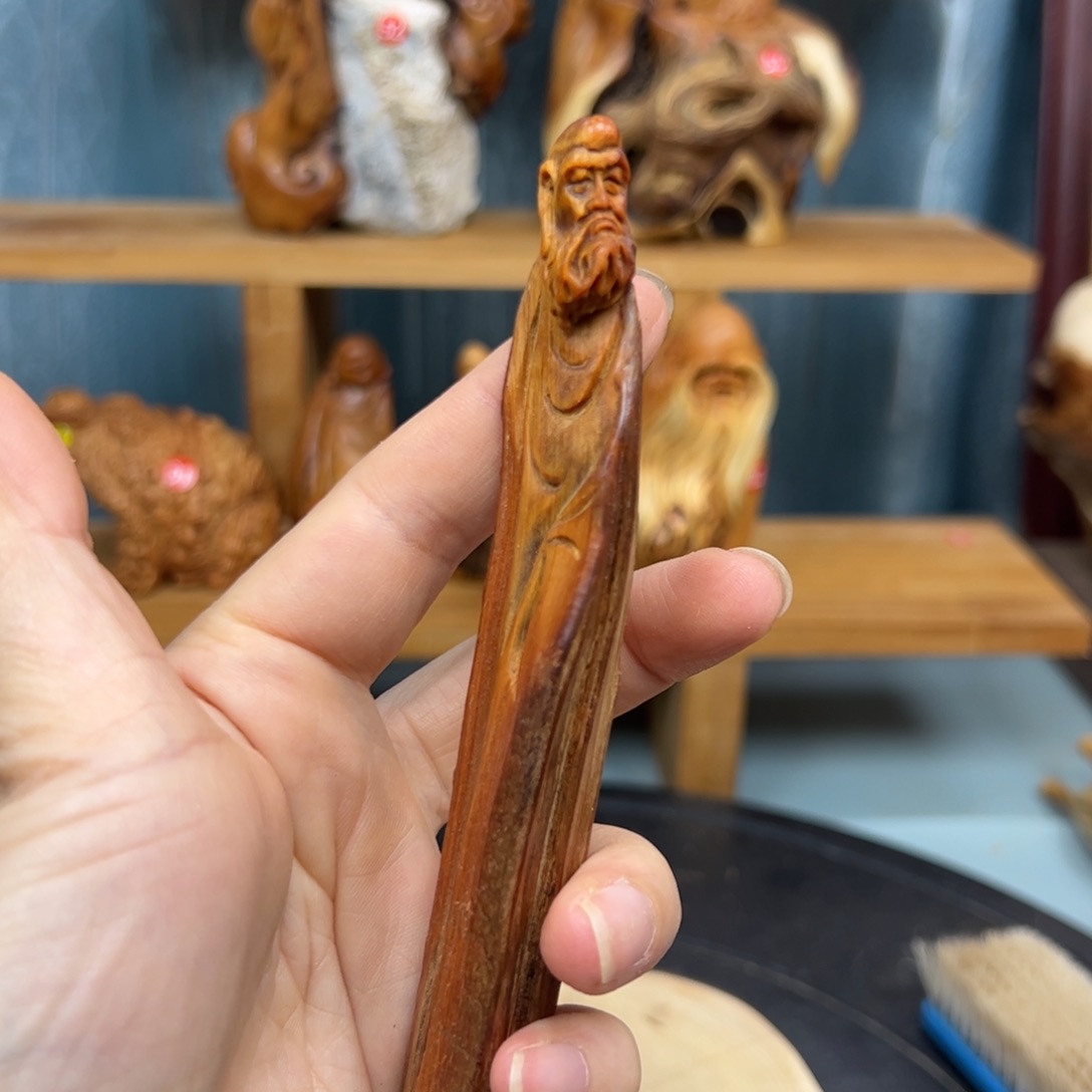 木崖柏木摆件手把件，