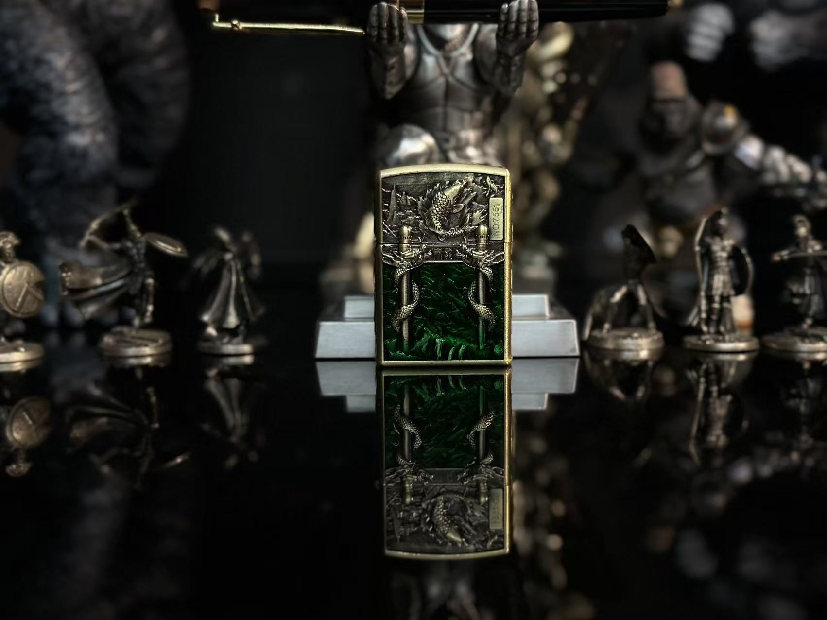 青铜鲤鱼跃龙门（不赠送煤油）