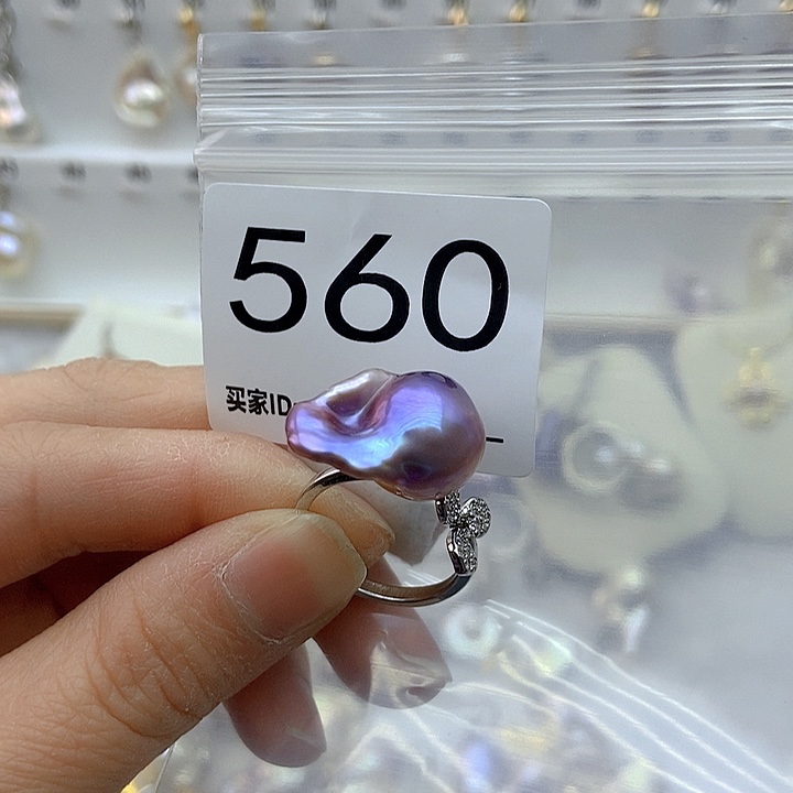 淡水珍珠颈饰银S925镶嵌