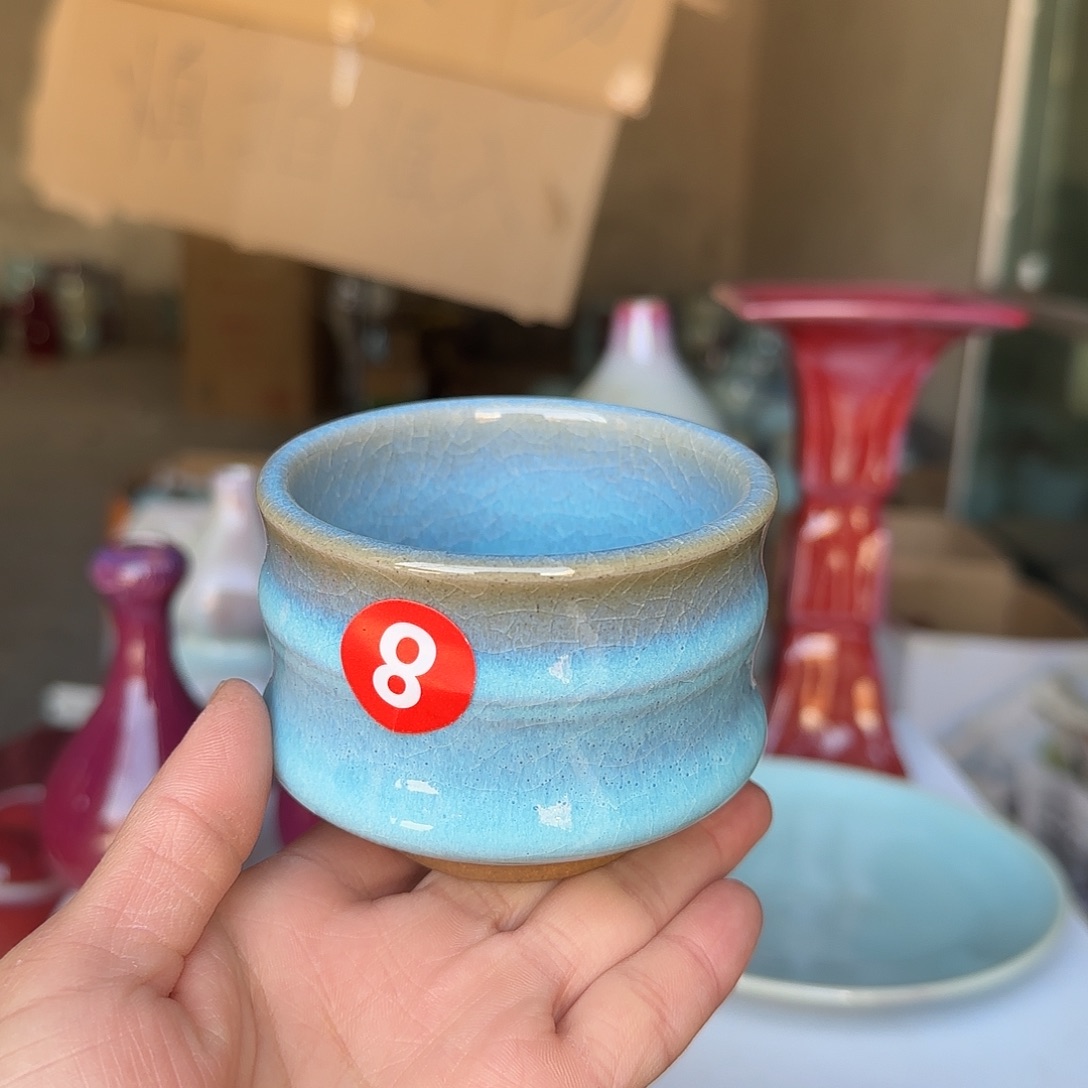 摆件陶郑家钧瓷摆件微瑕