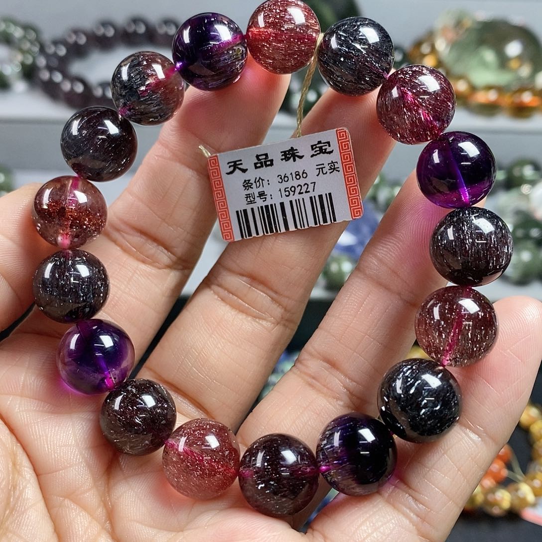 手链未镶嵌水晶超七手链159227