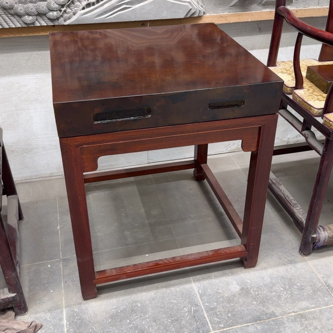 砖雕57x57 古铜色 一套 高66cm