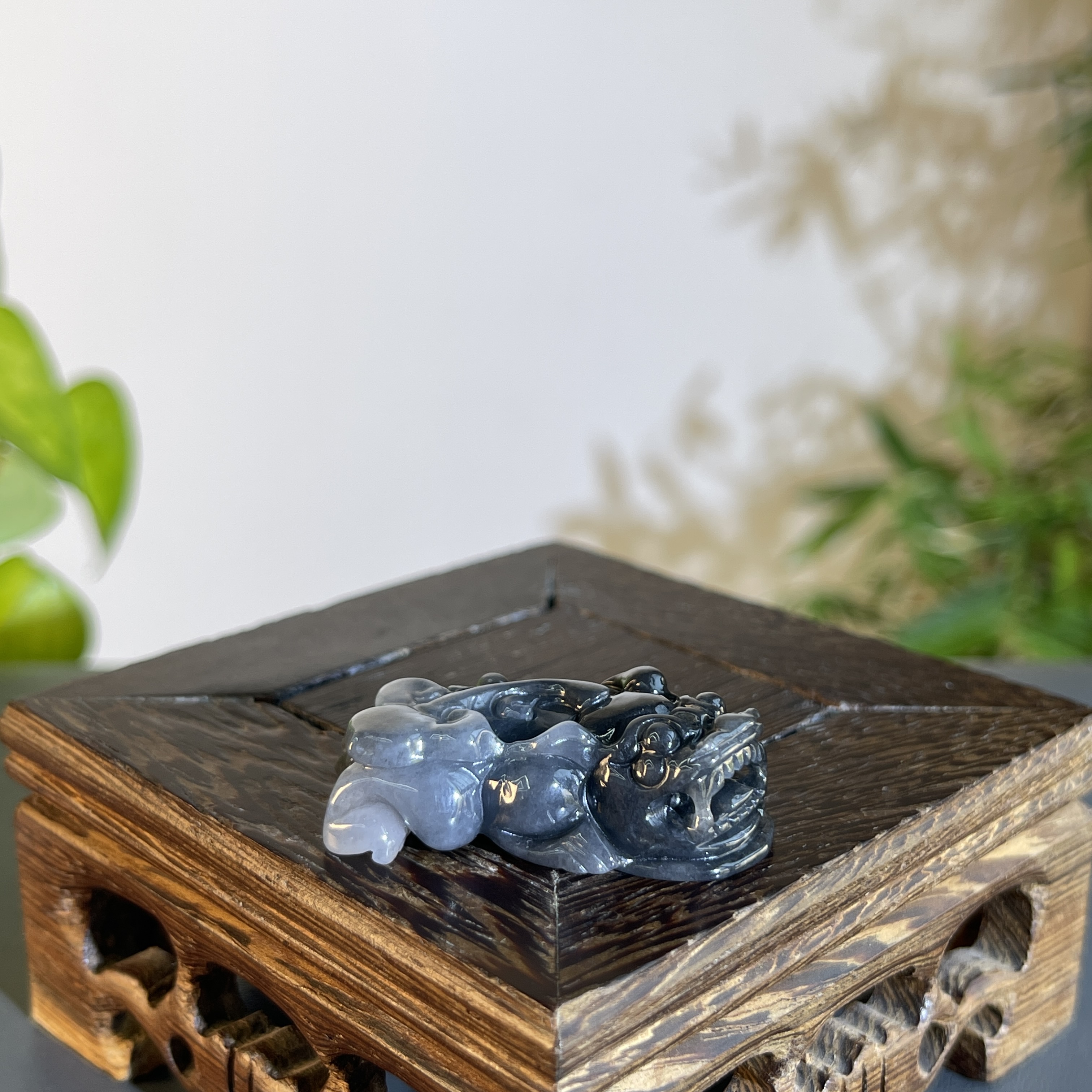 JTA31-019 天然缅甸翡翠A货  貔貅