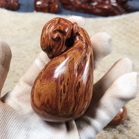 黄花梨/降香黄檀老*翁海南黄花梨钱袋子