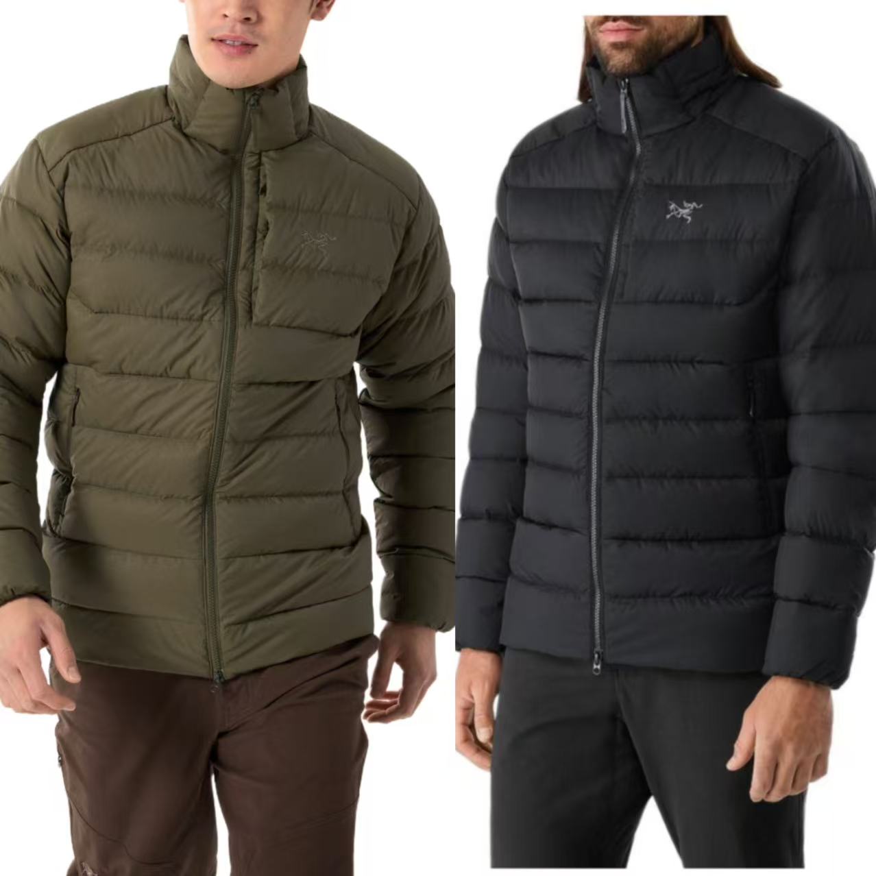 ARC'TERYX/始祖鸟 THORIUM JCAKTE羽绒服立领刺绣标750蓬灰鹅绒