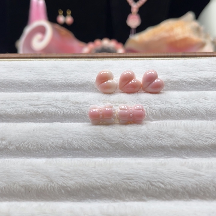 轼***儿贝壳手串/手链粉贝精品小雕