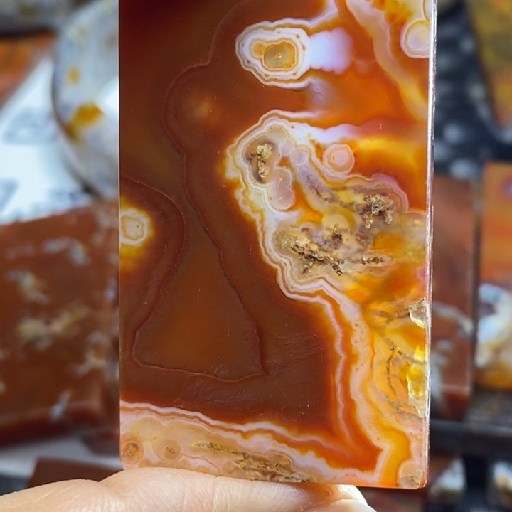 玛瑙/玉髓颈饰足银镀金镶嵌翟****心