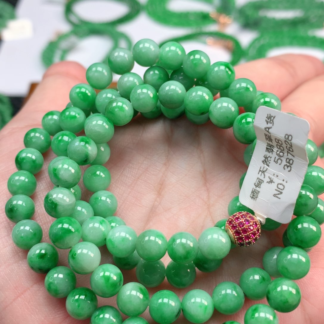 翡翠手链未镶嵌翡翠