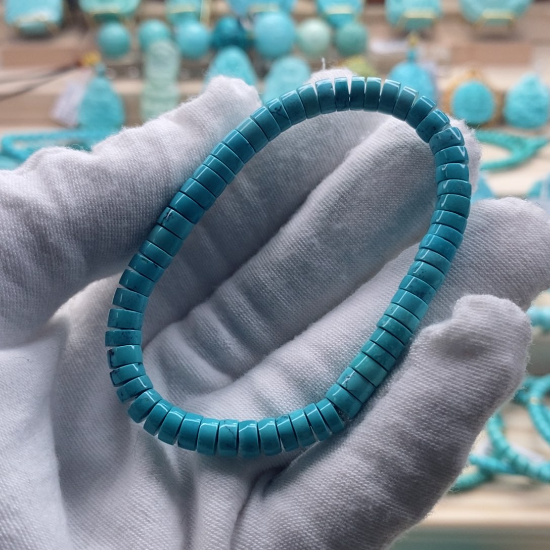 绿松石珠宝奇石未镶嵌橘*