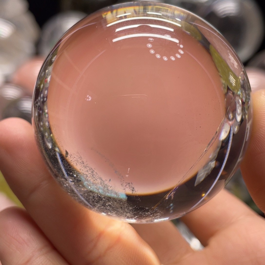 水晶MM白水晶球H1197未镶嵌