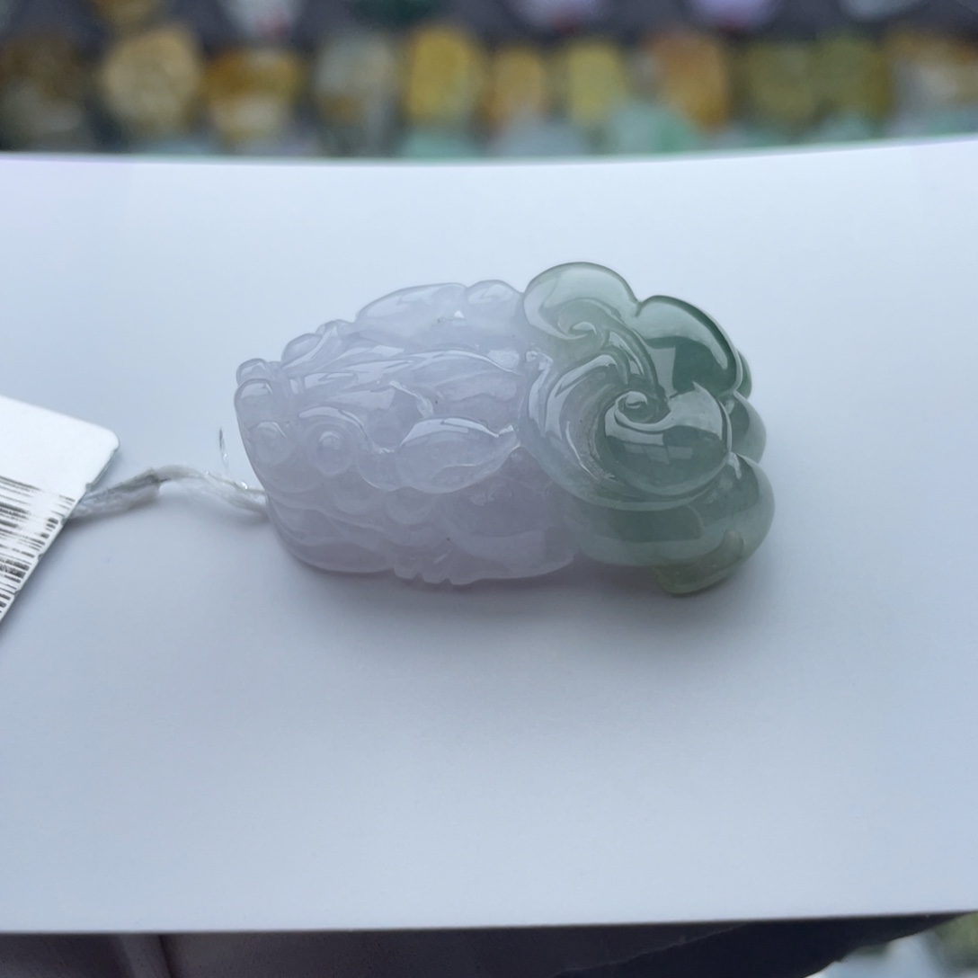 翡翠颈饰未镶嵌貔貅