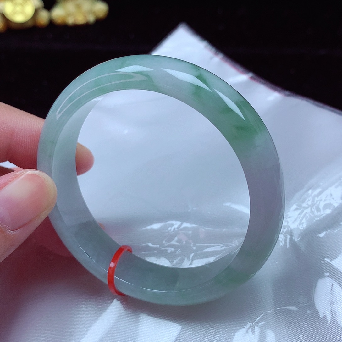 翡翠未镶嵌手镯55-56圈