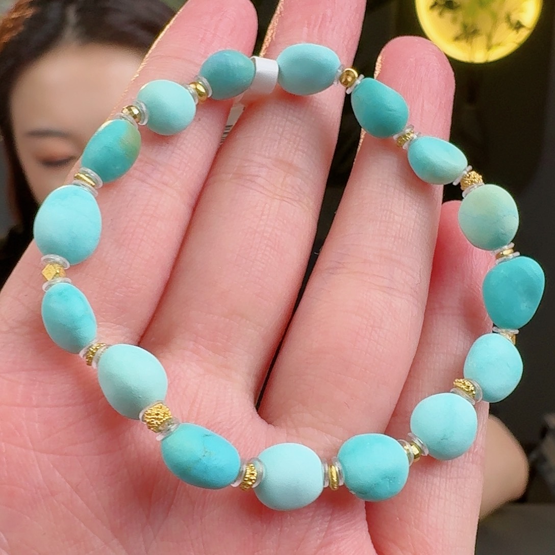 绿松石珠宝奇石未镶嵌