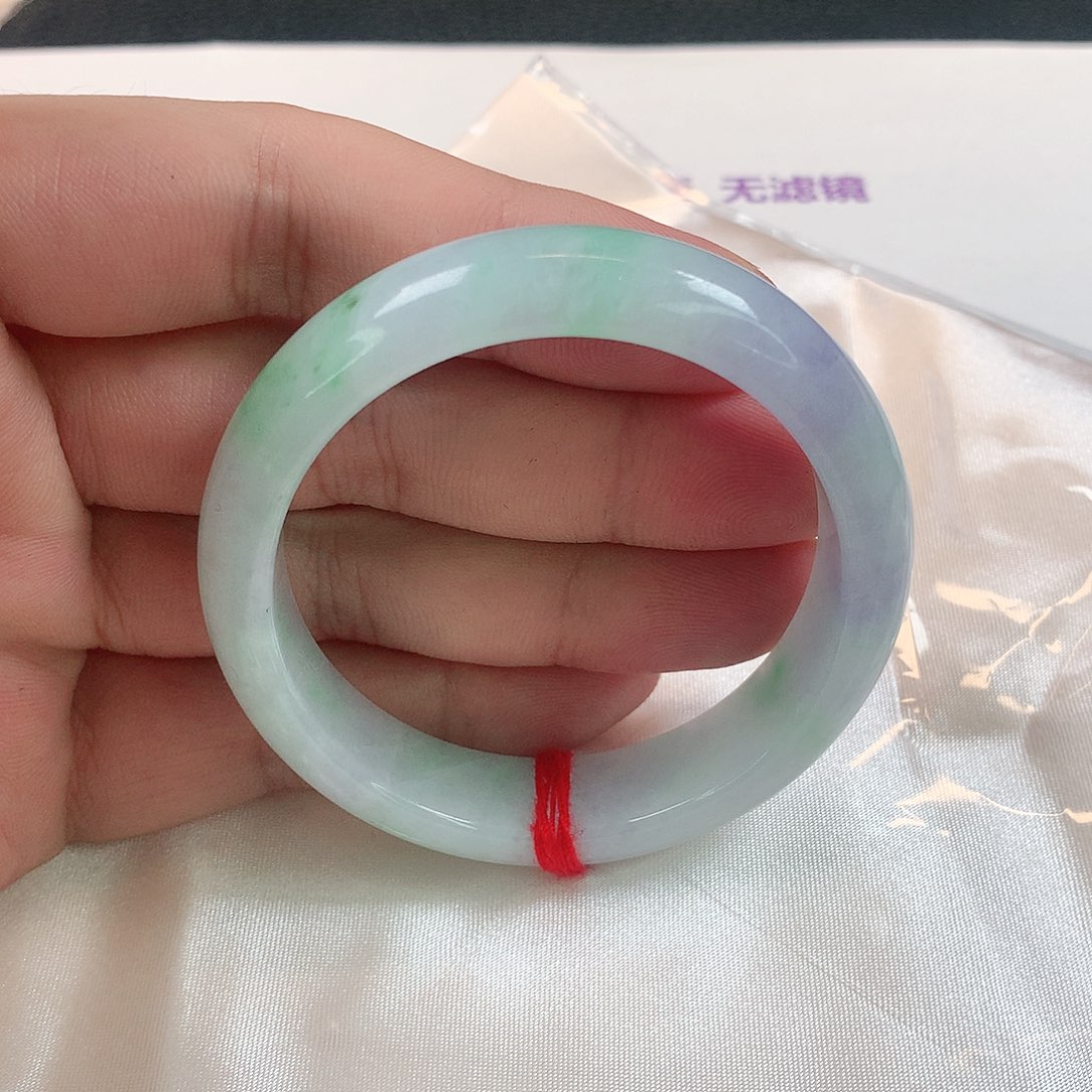 翡翠未镶嵌手镯375号