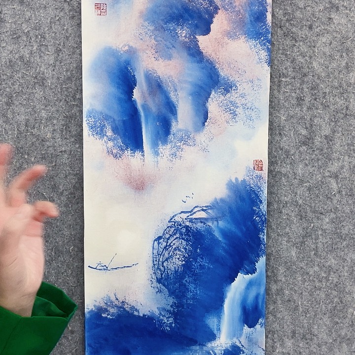 书法孙青花国画作品