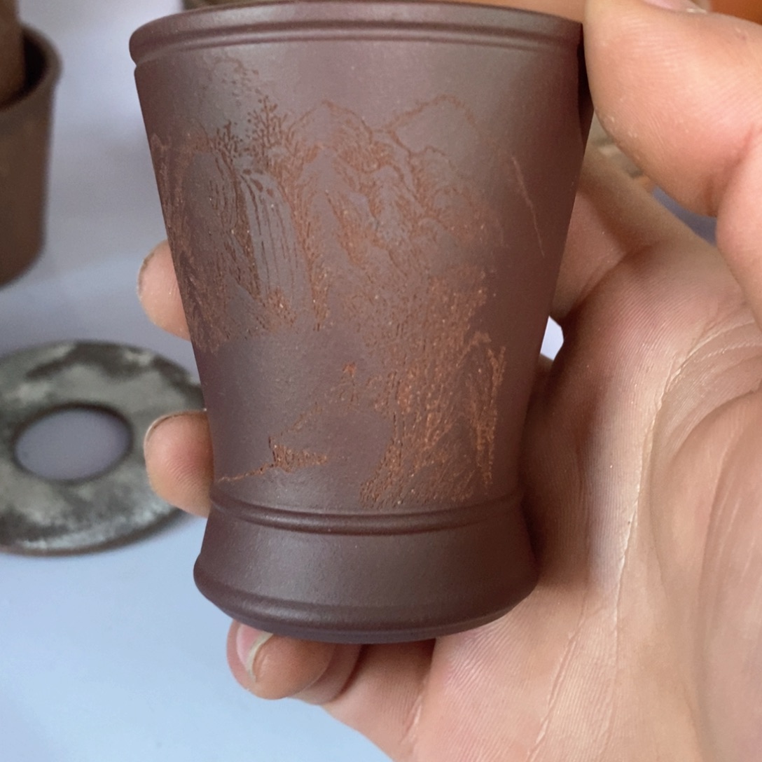 紫砂茶壶天青主人杯