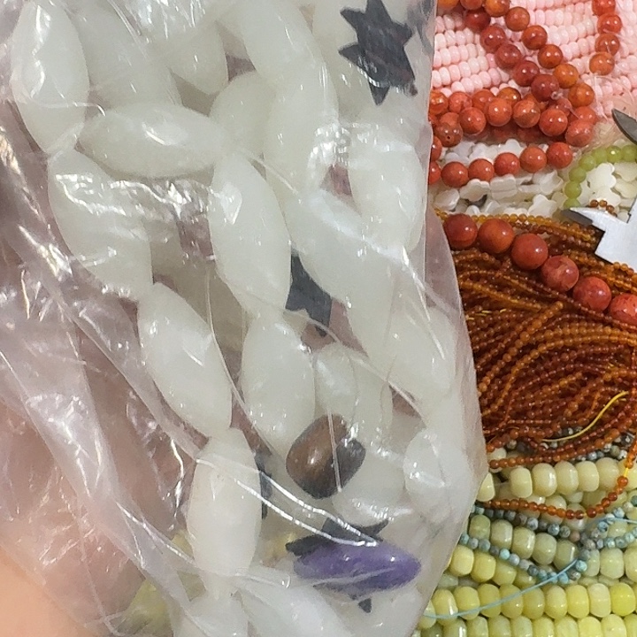 玛瑙/玉髓合金珠宝半成品39号打包