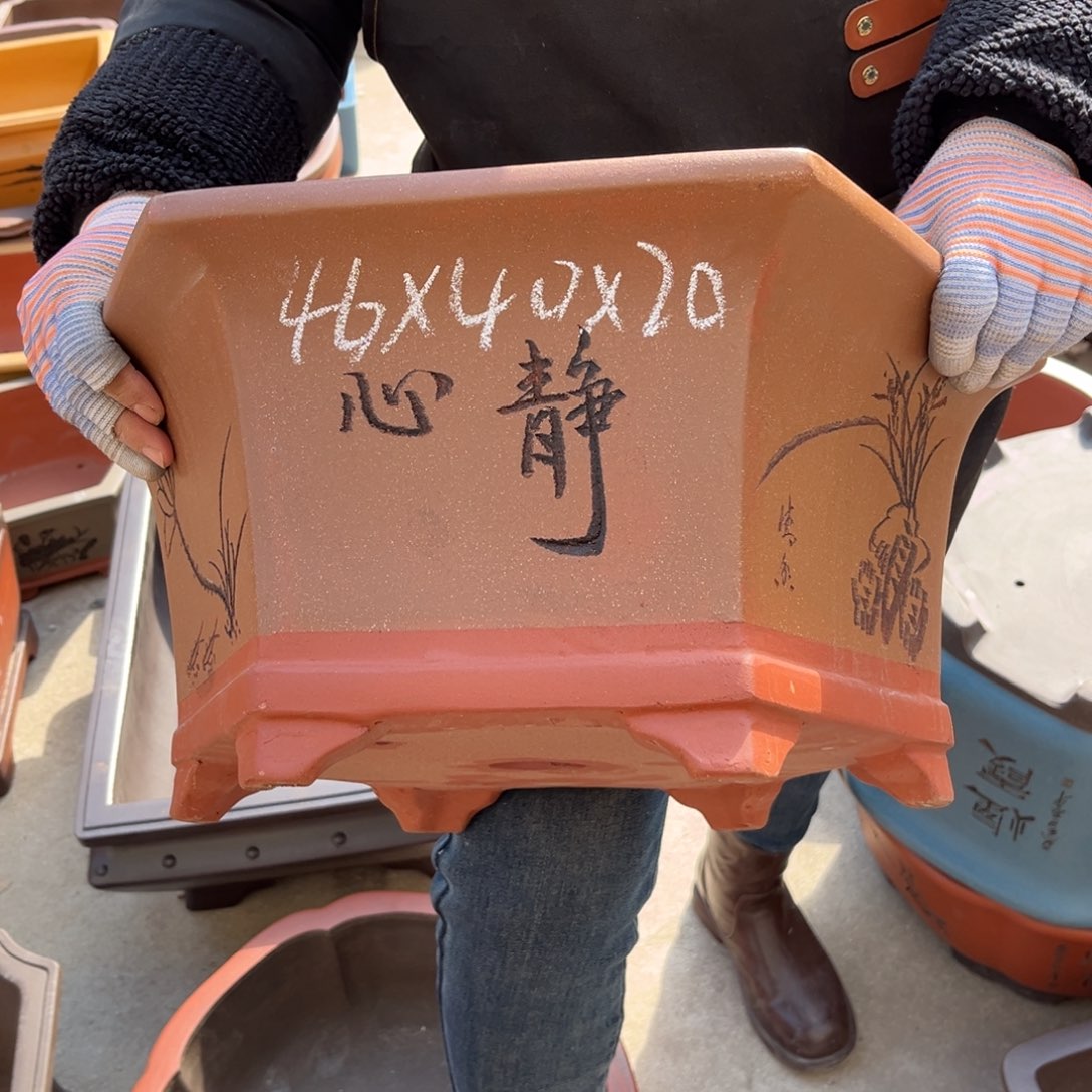 紫砂花盆盆景艺术