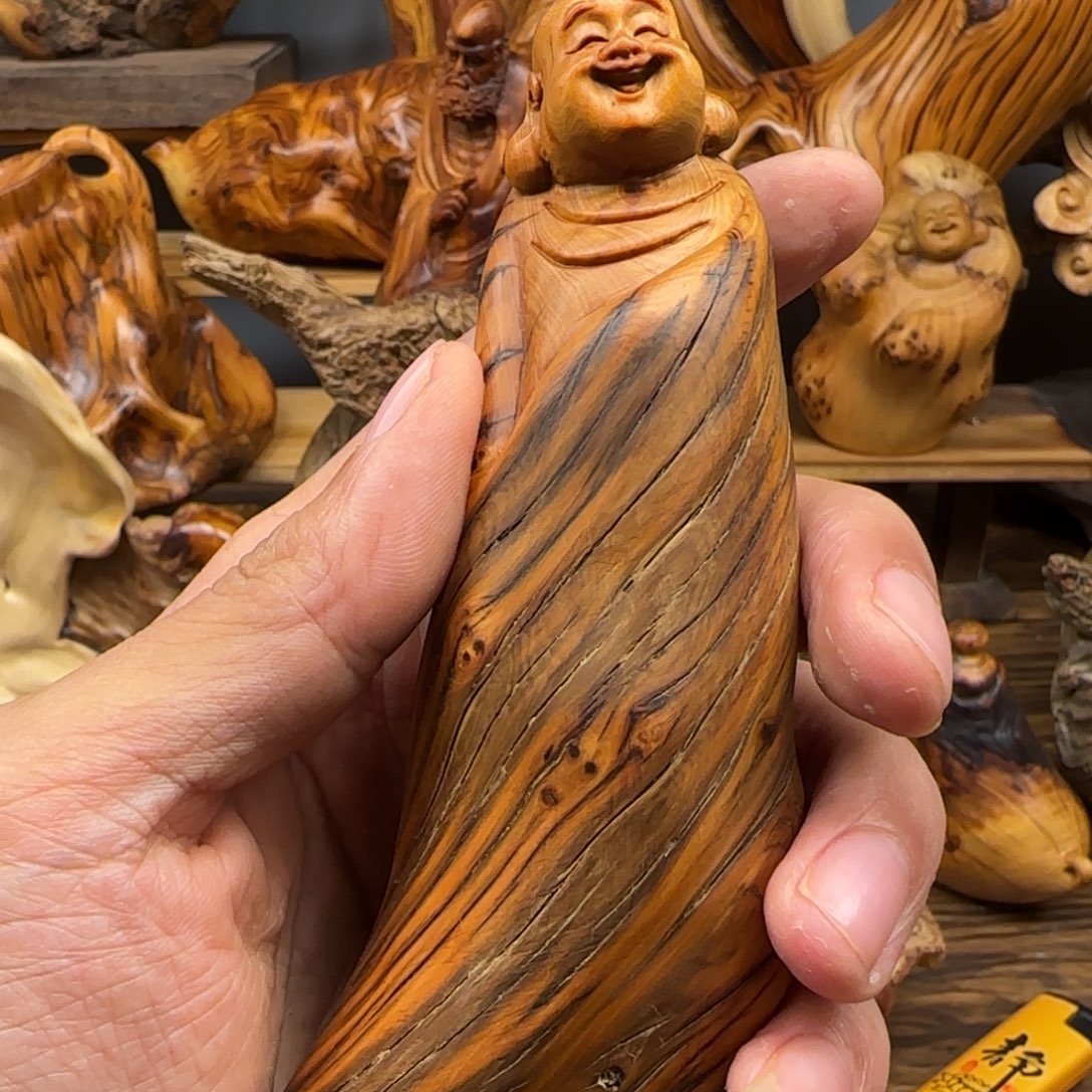 王***玉柏木太行崖柏手把件8888888