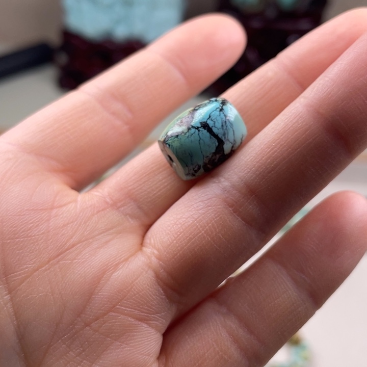 绿松石珠宝奇石未镶嵌T****课