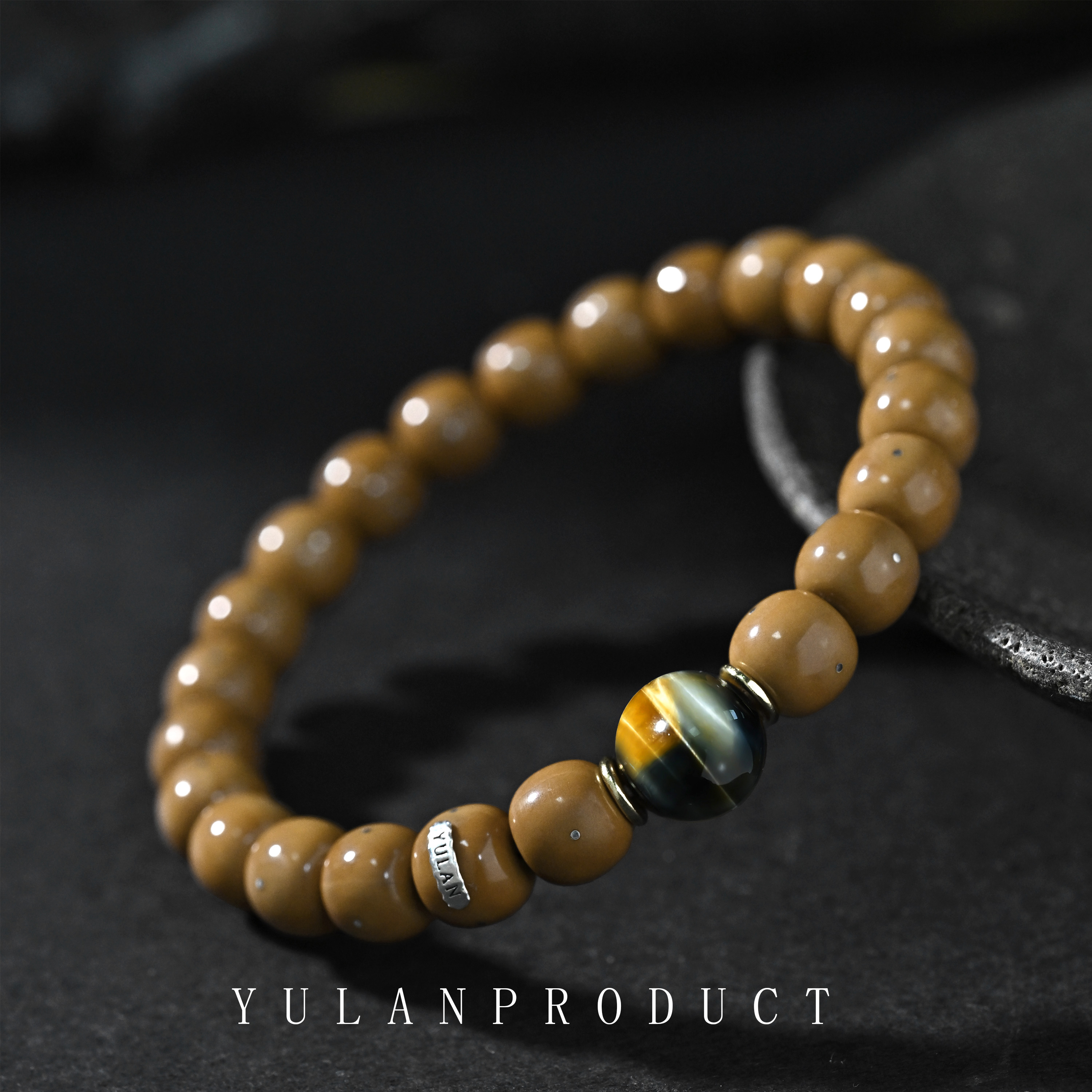 925银银制品 【小乔】「虎瞳烛微·满天星」-猴头核桃满天星-9mm+